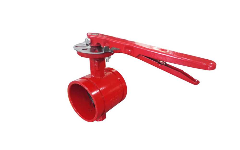 溝槽式手動蝶閥